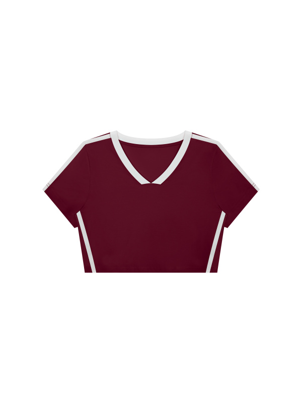 Women’s Slim Fit Color Block T-Shirt
