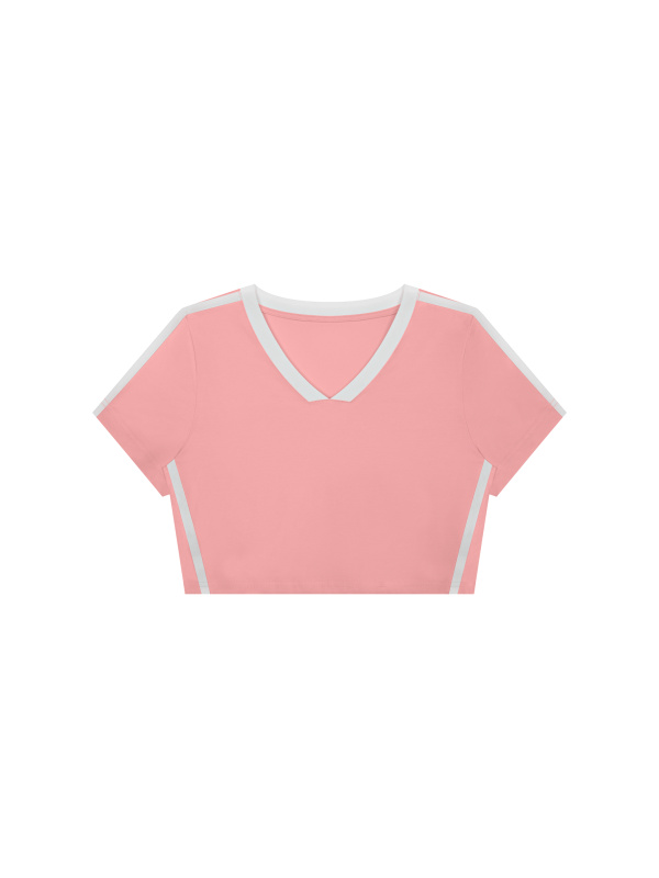 Women’s Slim Fit Color Block T-Shirt