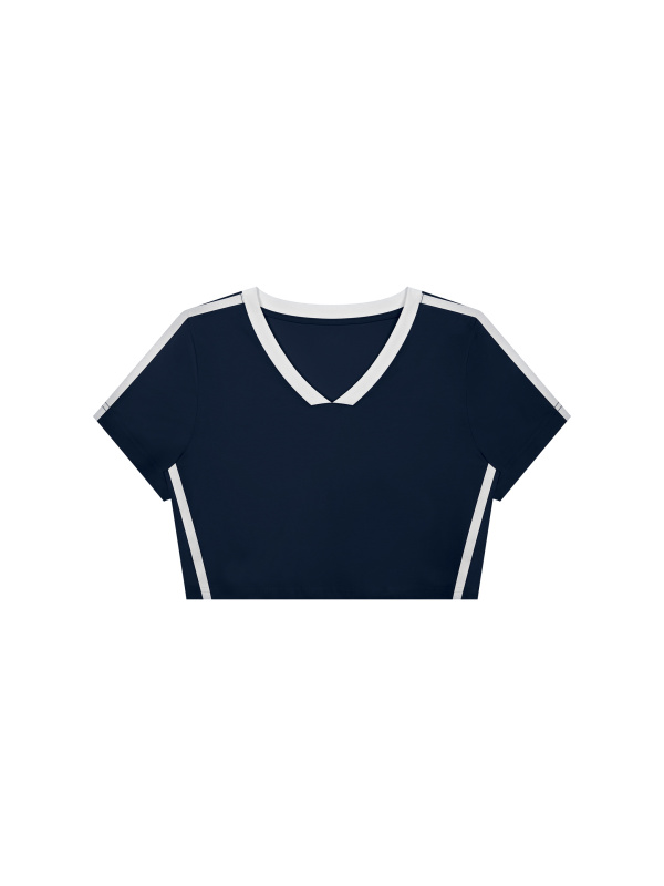 Women’s Slim Fit Color Block T-Shirt