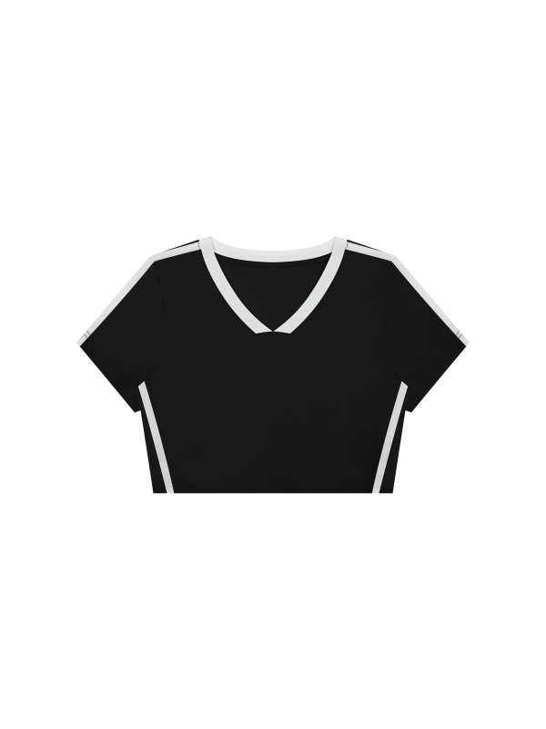 Women’s Slim Fit Color Block T-Shirt