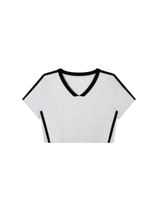 Women’s Slim Fit Color Block T-Shirt