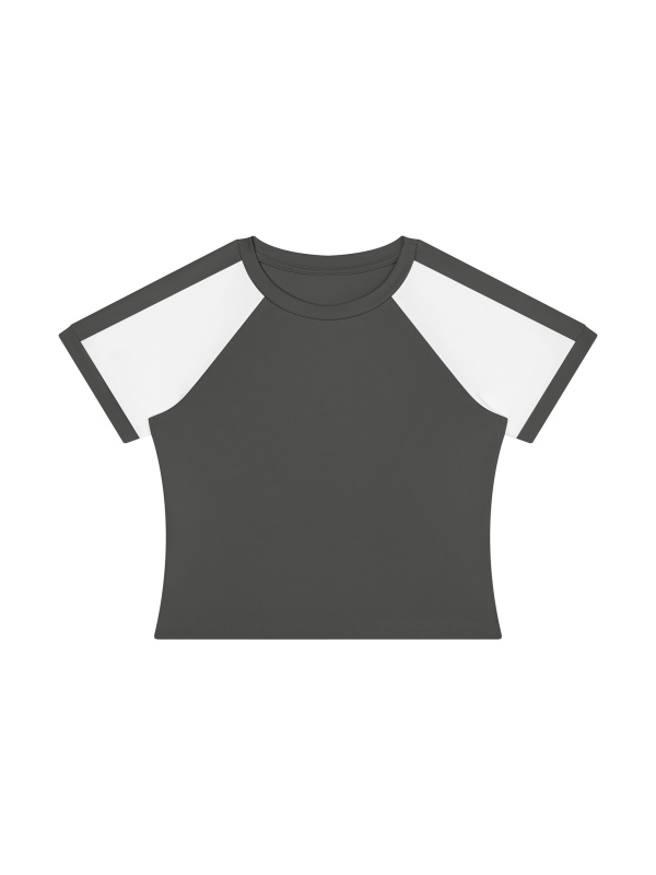 Women’s Slim Raglan Color Block T-Shirt