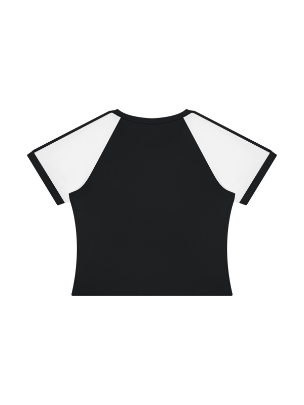 Women’s Slim Raglan Color Block T-Shirt
