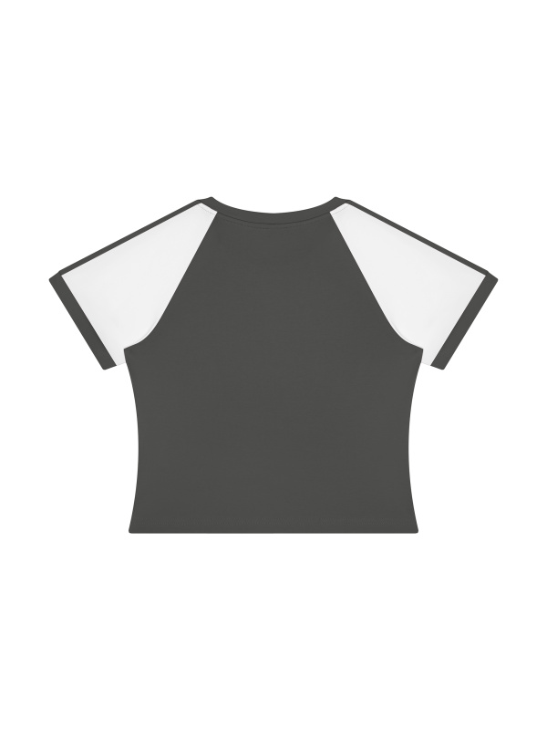 Women’s Slim Raglan Color Block T-Shirt