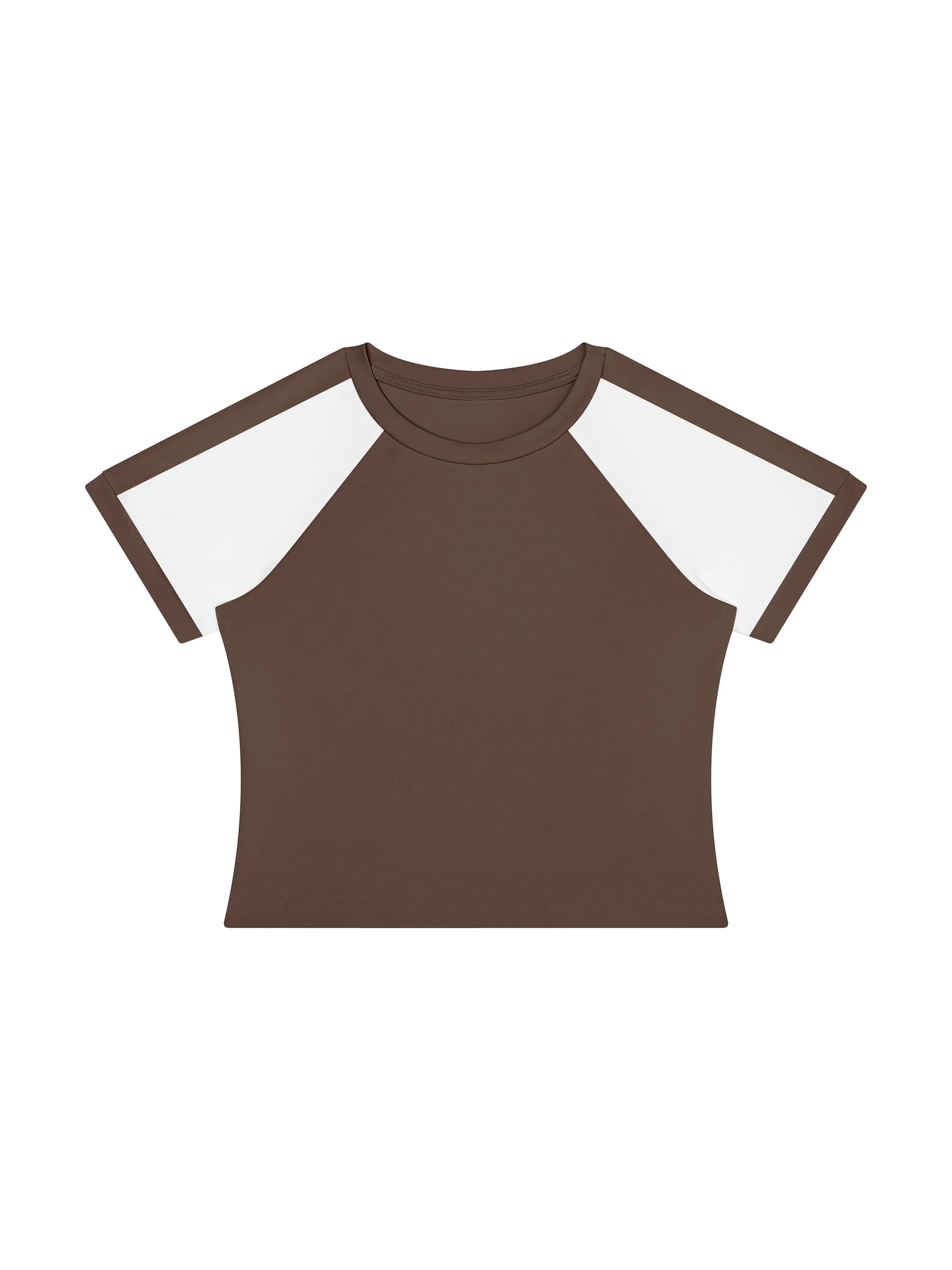 Women’s Slim Raglan Color Block T-Shirt