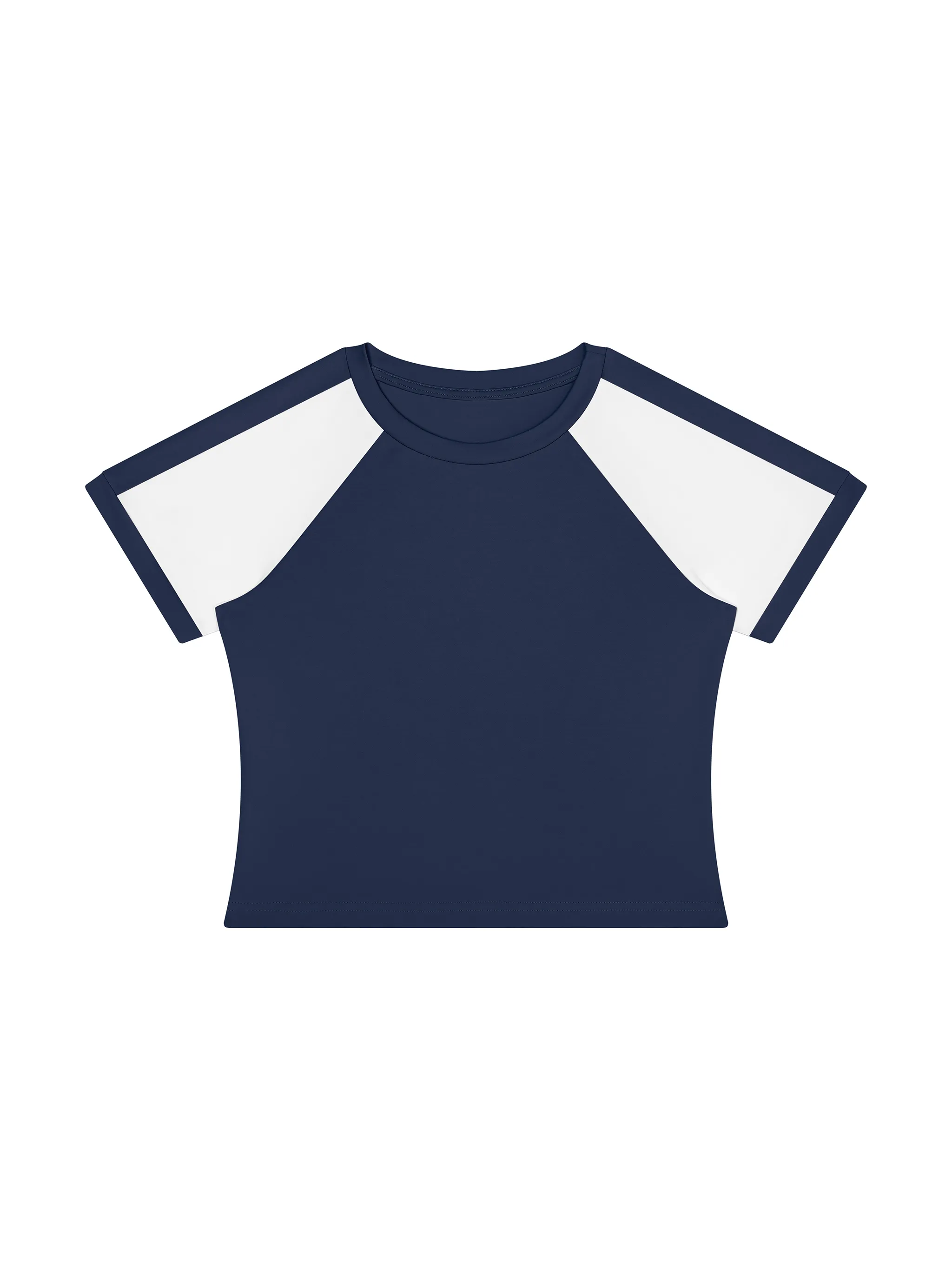 Women’s Slim Raglan Color Block T-Shirt