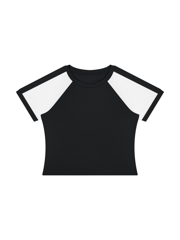 Women’s Slim Raglan Color Block T-Shirt