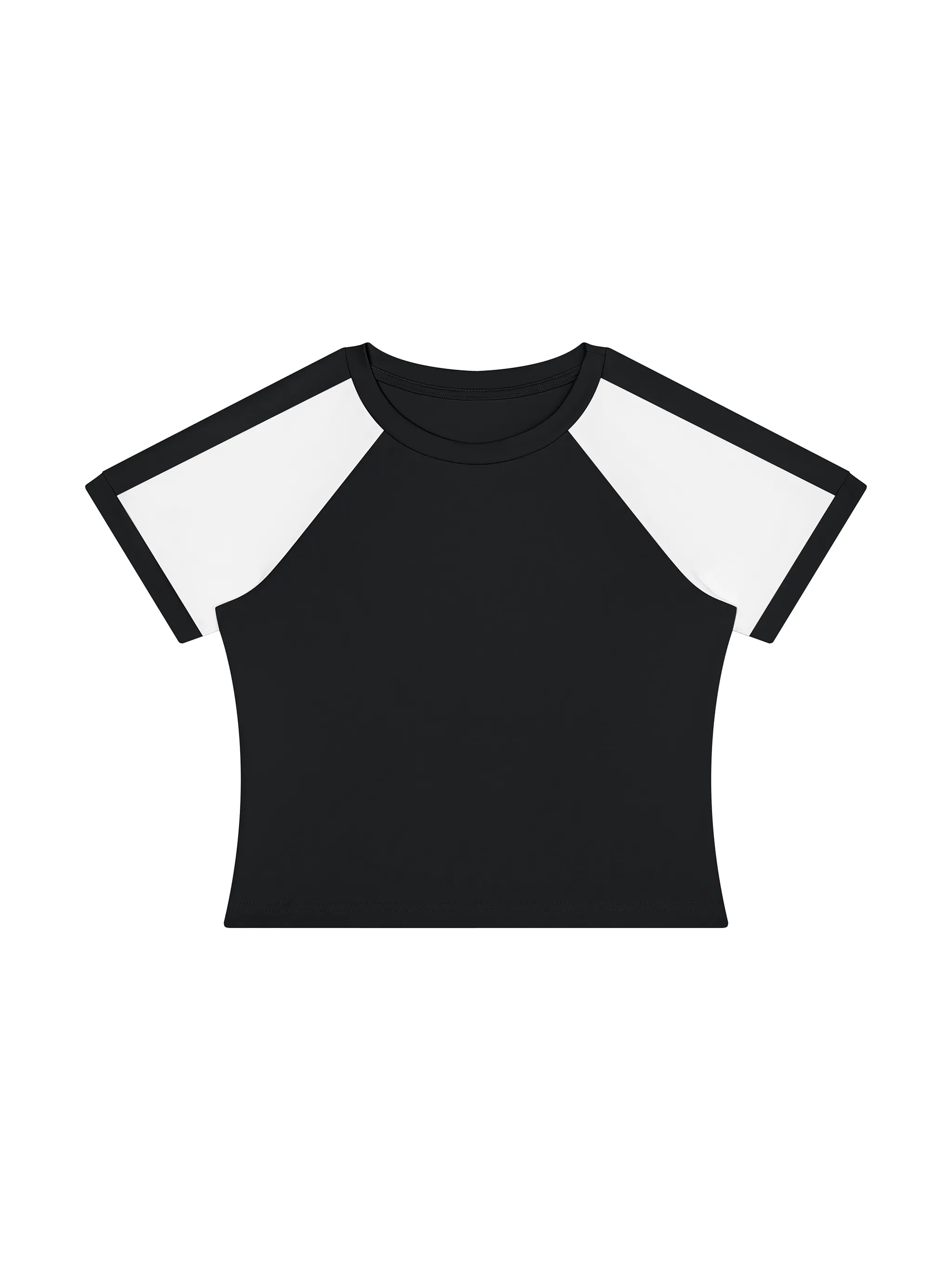 Women’s Slim Raglan Color Block T-Shirt