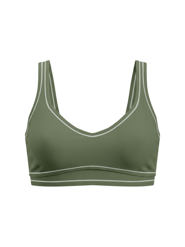 Women’s Topstitching Yoga Sports Bra
