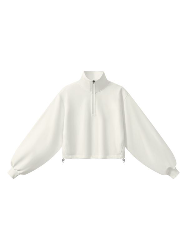 Women’s Mock-Neck Quarter-Zip Sweatshirt