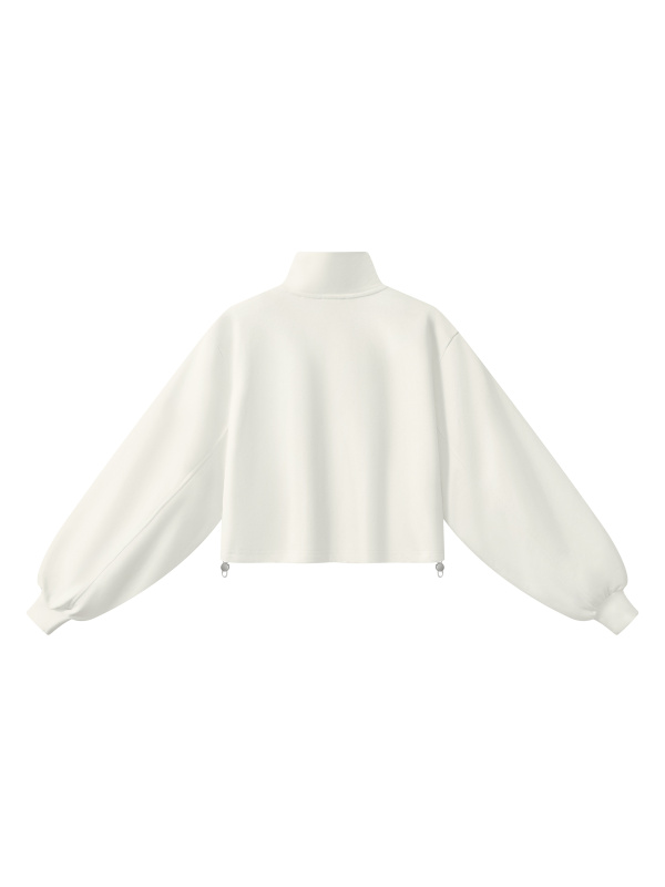 Women’s Mock-Neck Quarter-Zip Sweatshirt