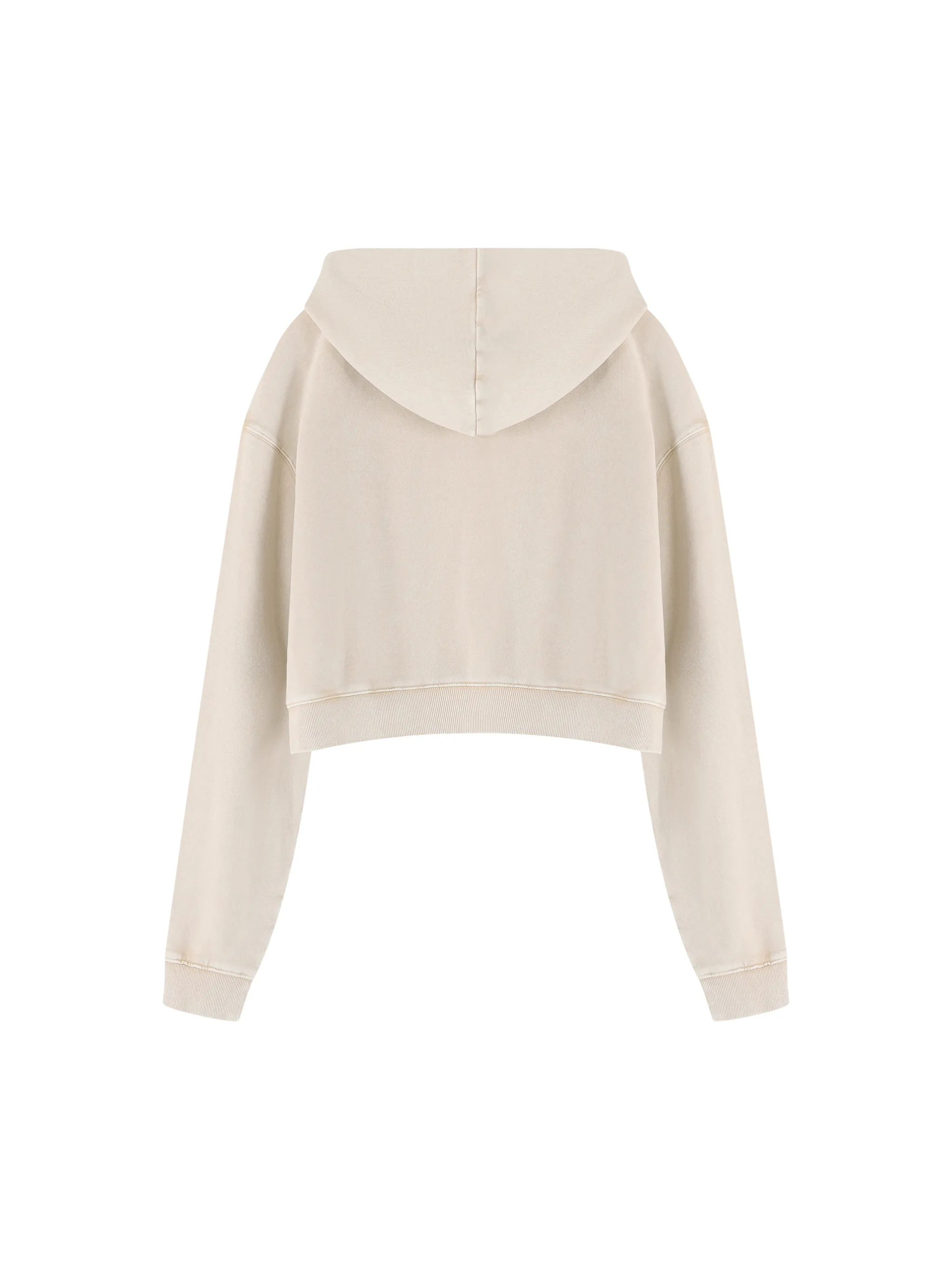 Women’s Mineral Washed Crop Hoodie