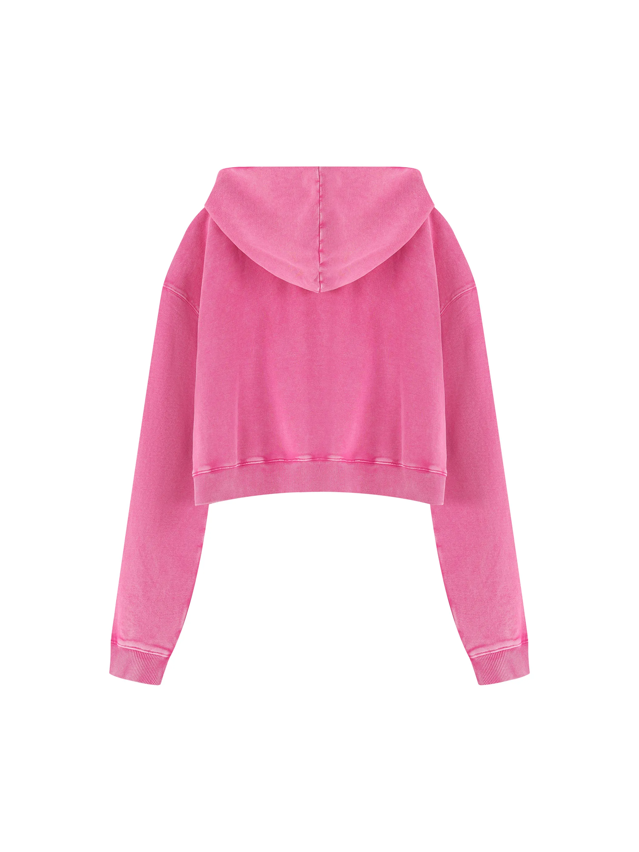 Women’s Mineral Washed Crop Hoodie