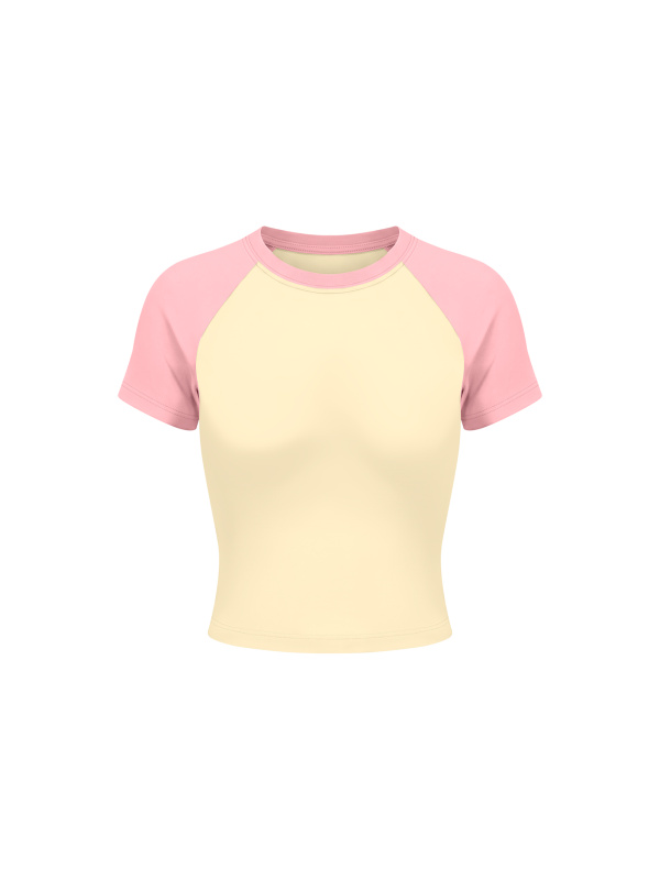 Women’s Raglan Color Block Baby T-Shirt