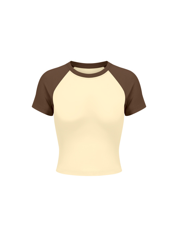 Women’s Raglan Color Block Baby T-Shirt