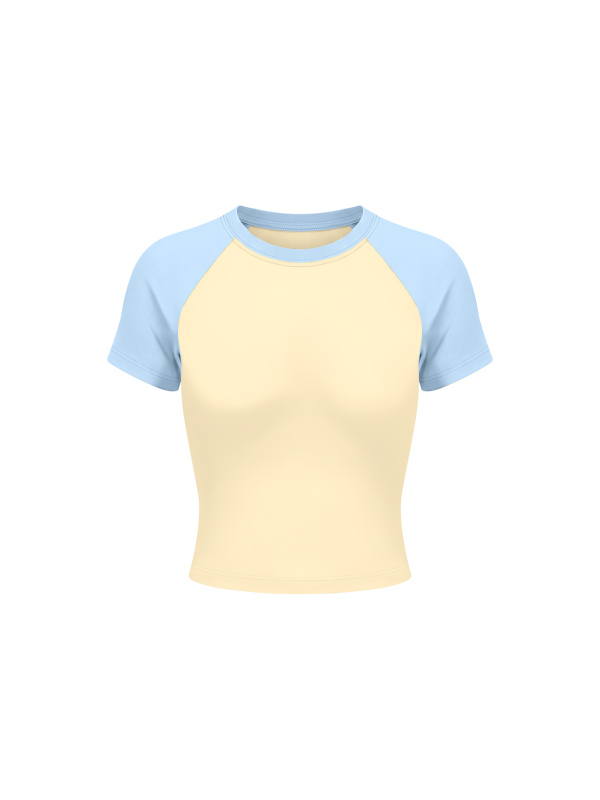 Women’s Raglan Color Block Baby T-Shirt