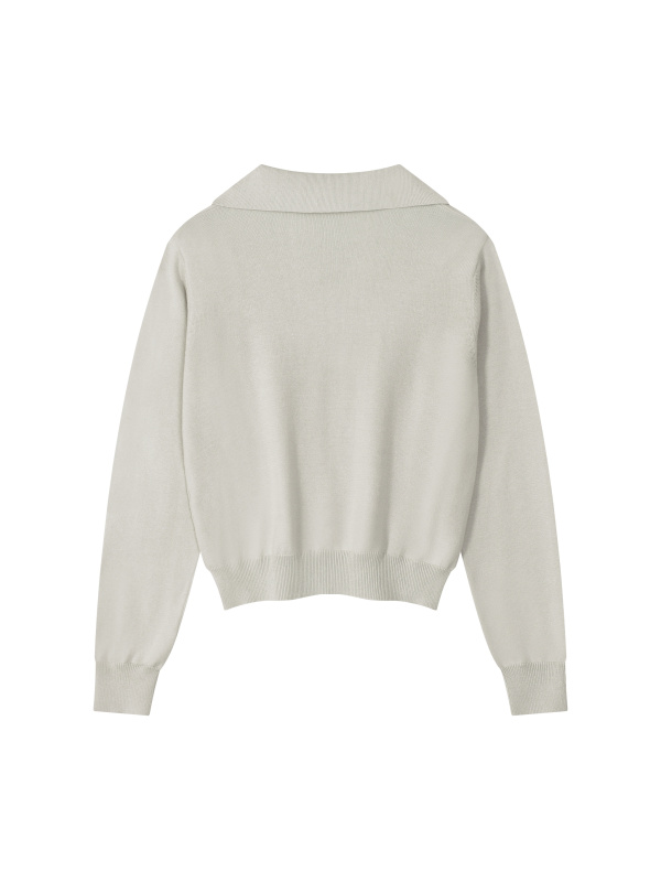 Women’s Collared Pullover Knit Sweater