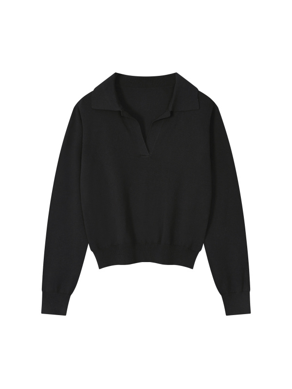 Women’s Collared Pullover Knit Sweater
