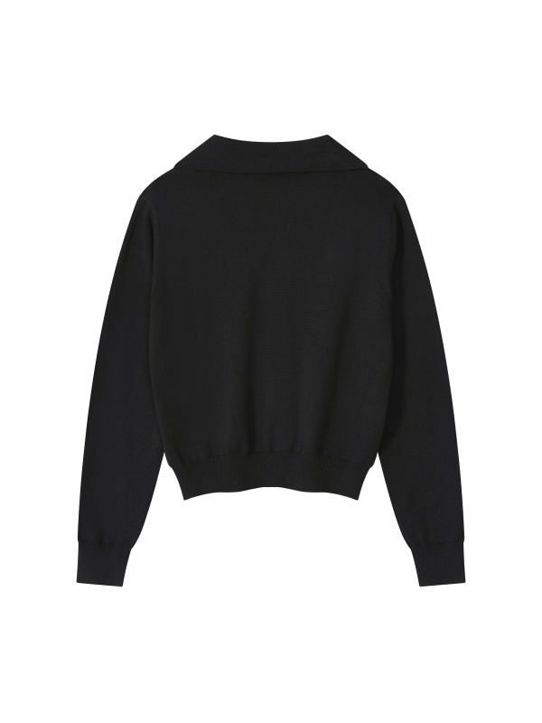 Women’s Collared Pullover Knit Sweater