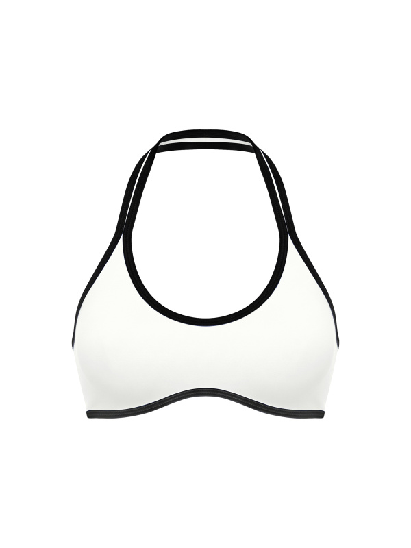 Women's Halter Color Block Yoga Sports Bra