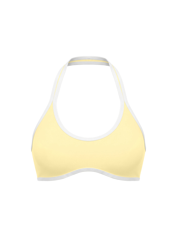 Women's Halter Color Block Yoga Sports Bra
