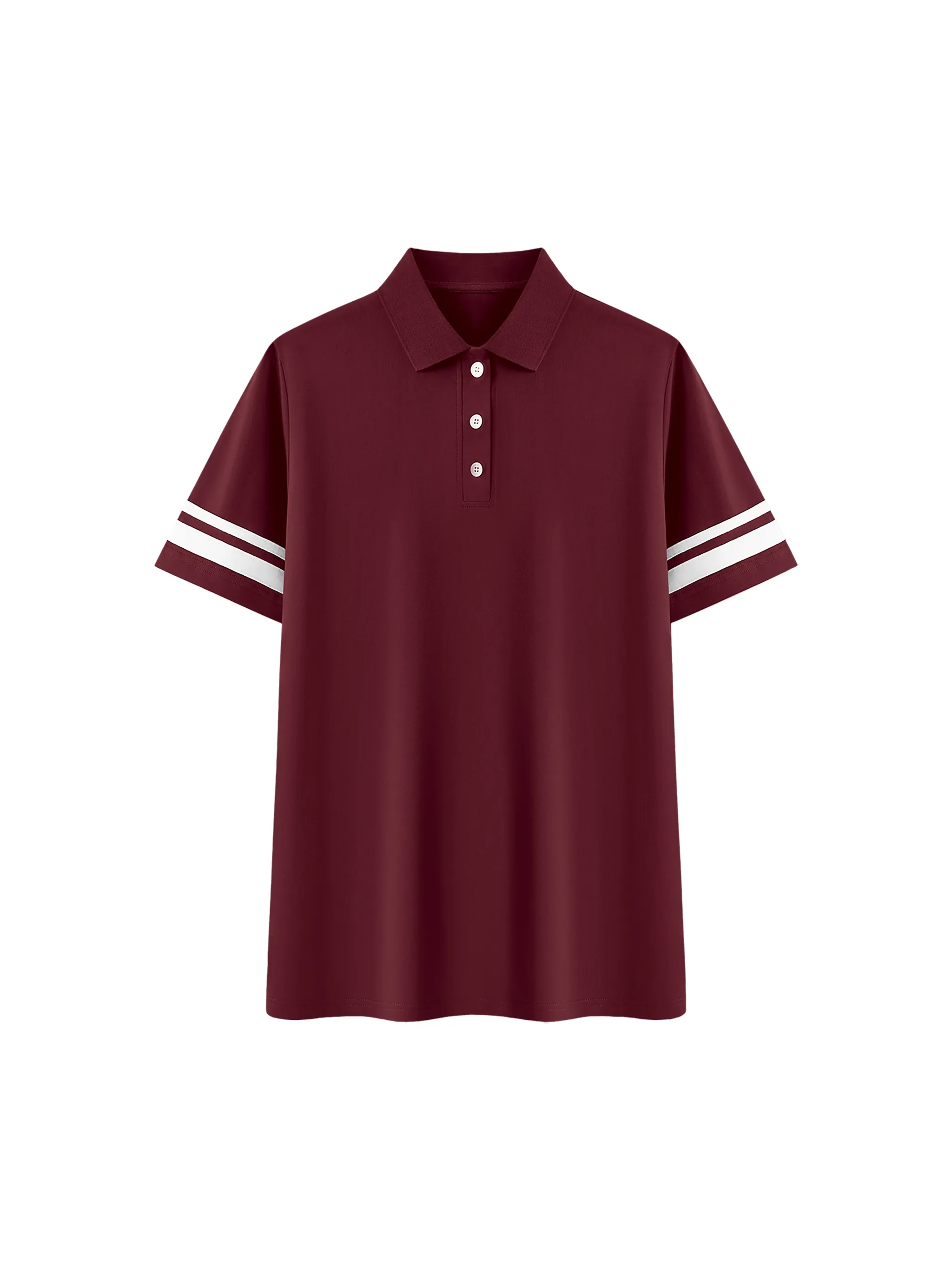 Women's Striped Color Block Polo Dress