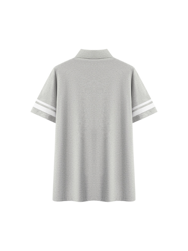 Women's Striped Color Block Polo Dress