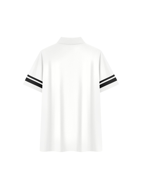 Women's Striped Color Block Polo Dress
