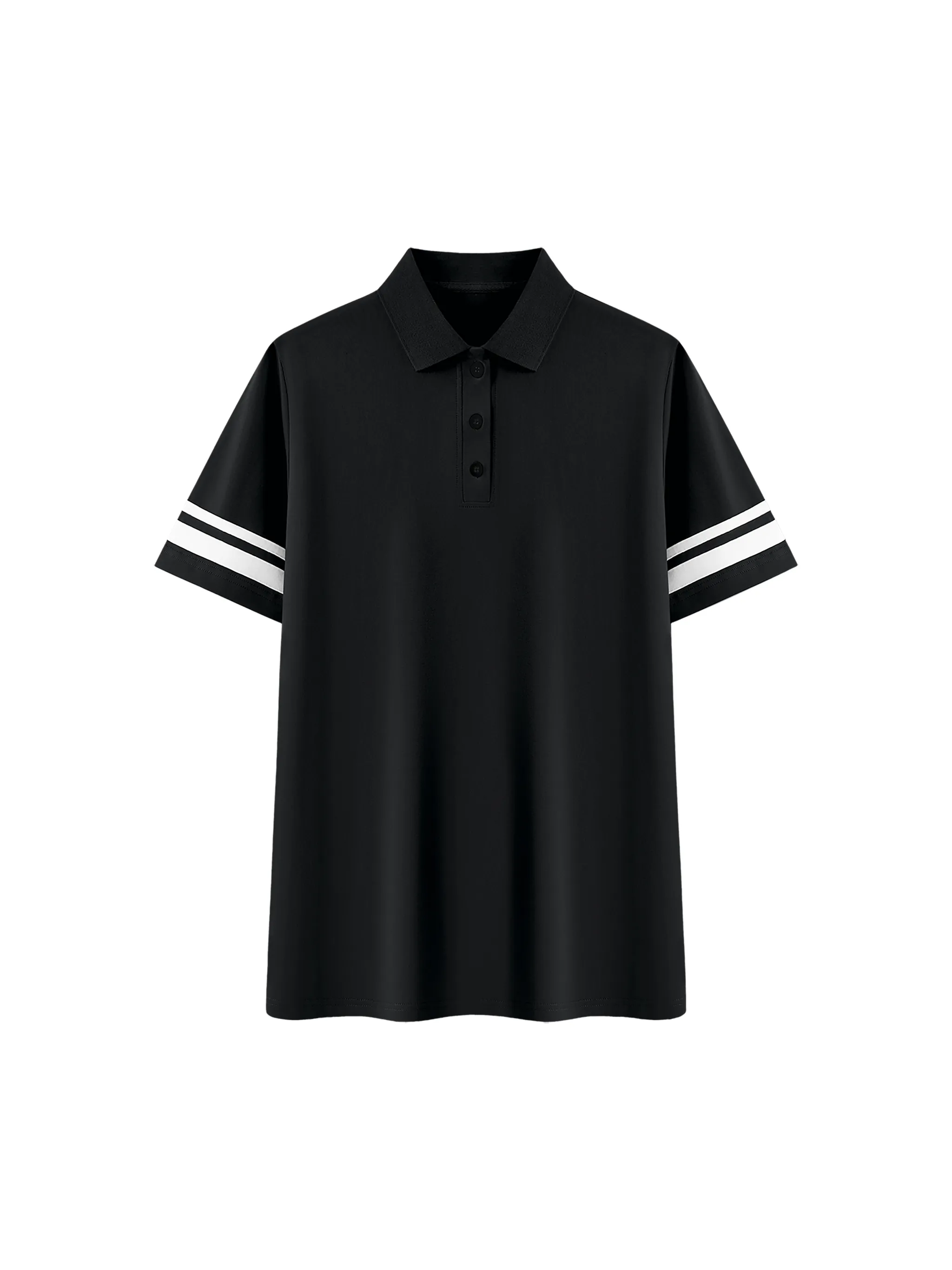 Women's Striped Color Block Polo Dress