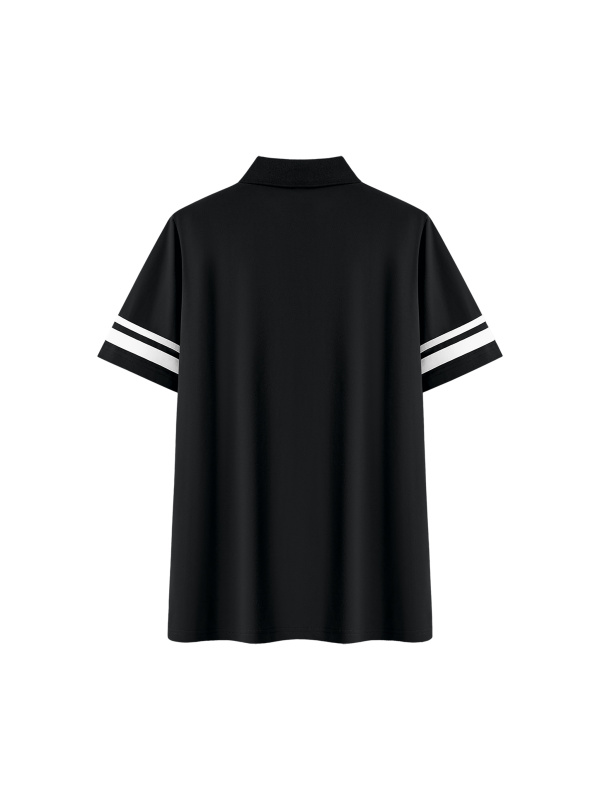 Women's Striped Color Block Polo Dress