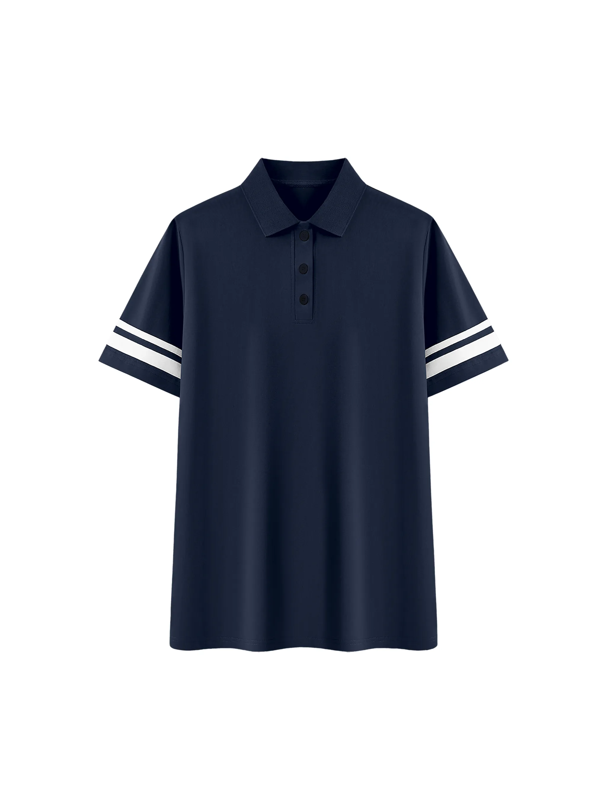 Women's Striped Color Block Polo Dress