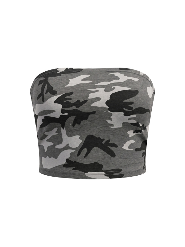 Women’s Camo Cropped Tube Top