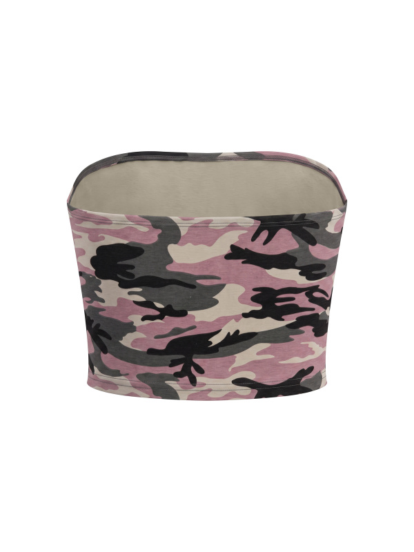 Women’s Camo Cropped Tube Top