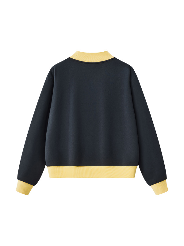 Women’s Mock Neck Crewneck Sweatshirt
