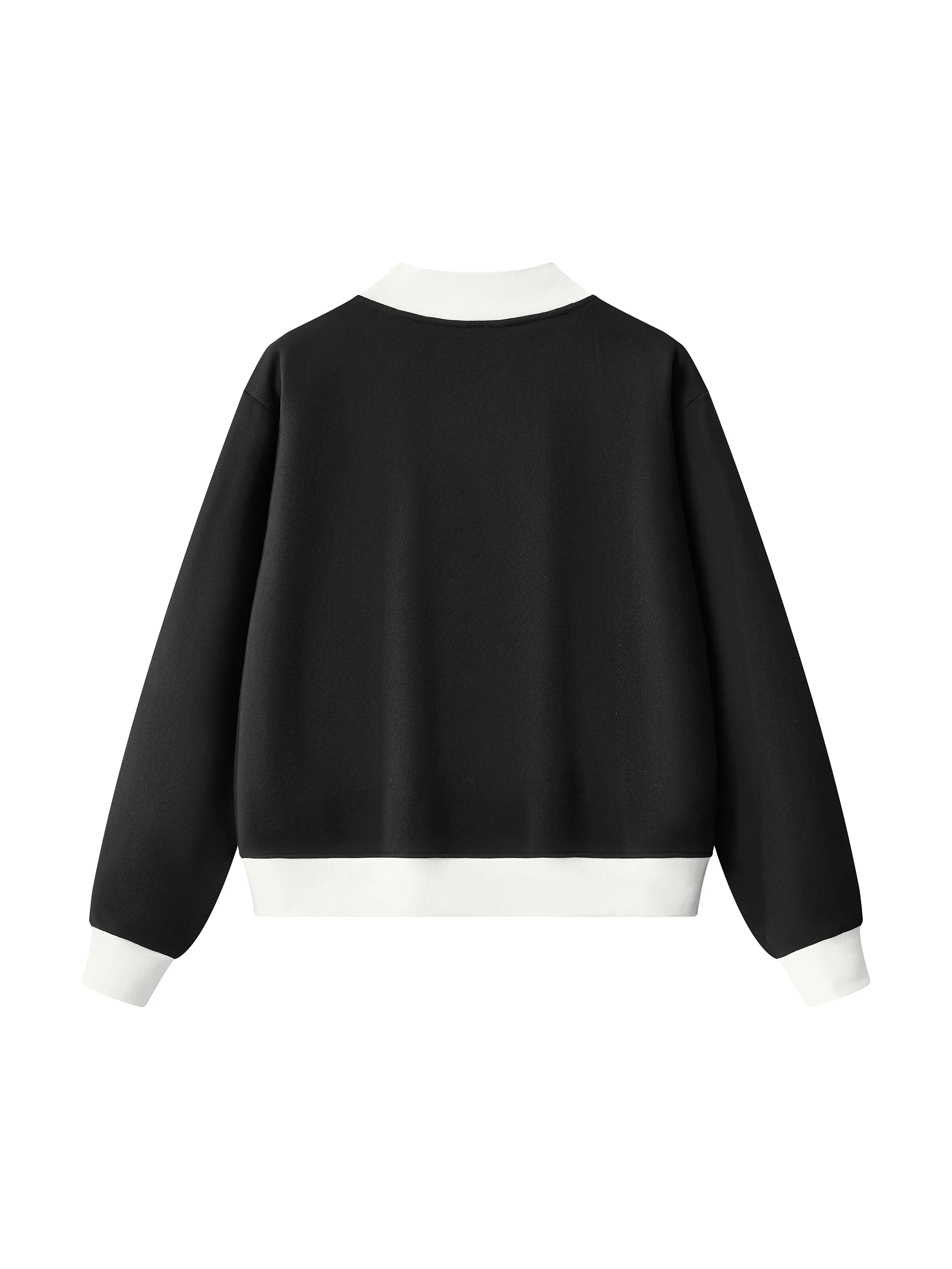 Women’s Mock Neck Crewneck Sweatshirt