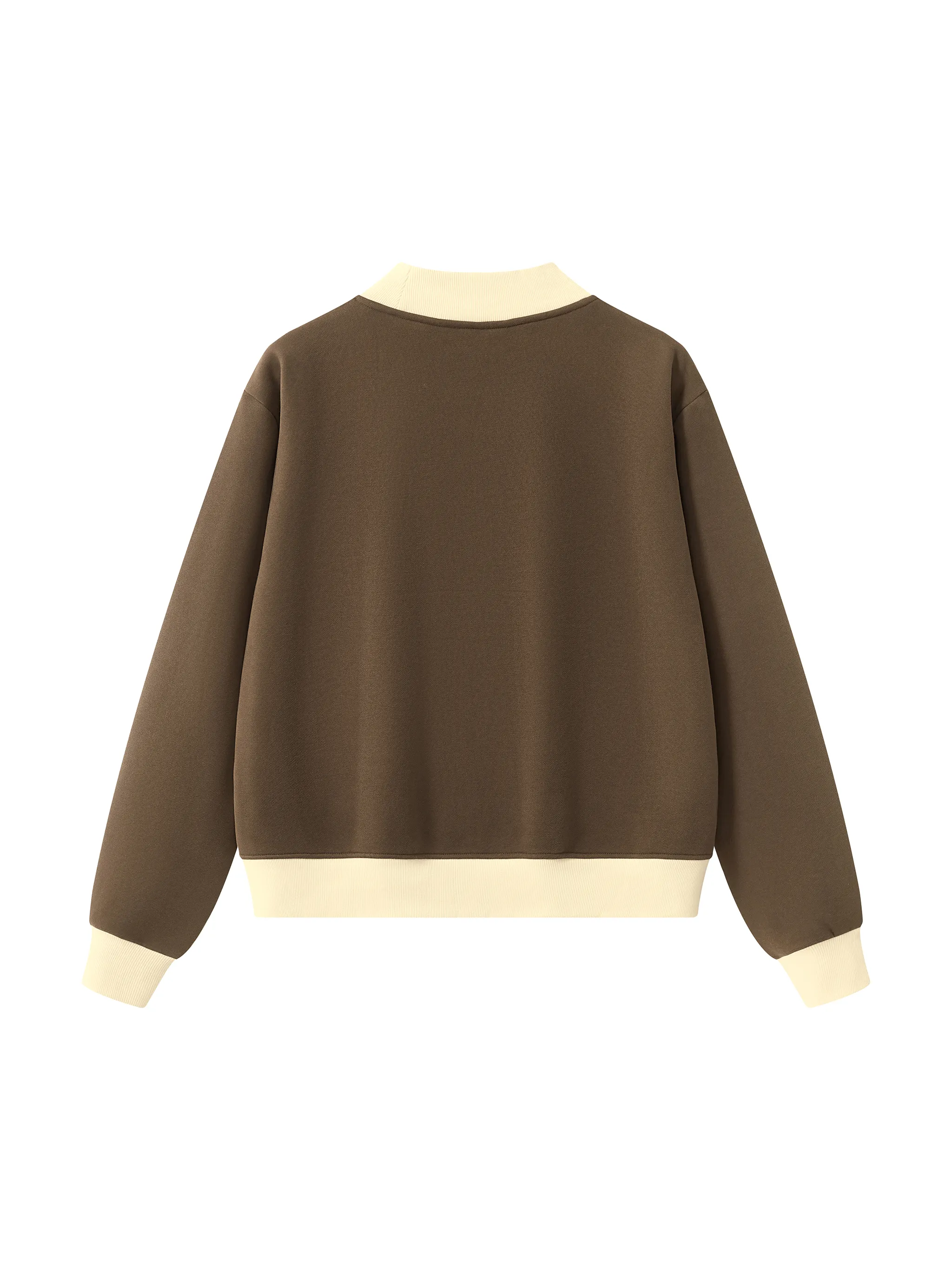 Women’s Mock Neck Crewneck Sweatshirt