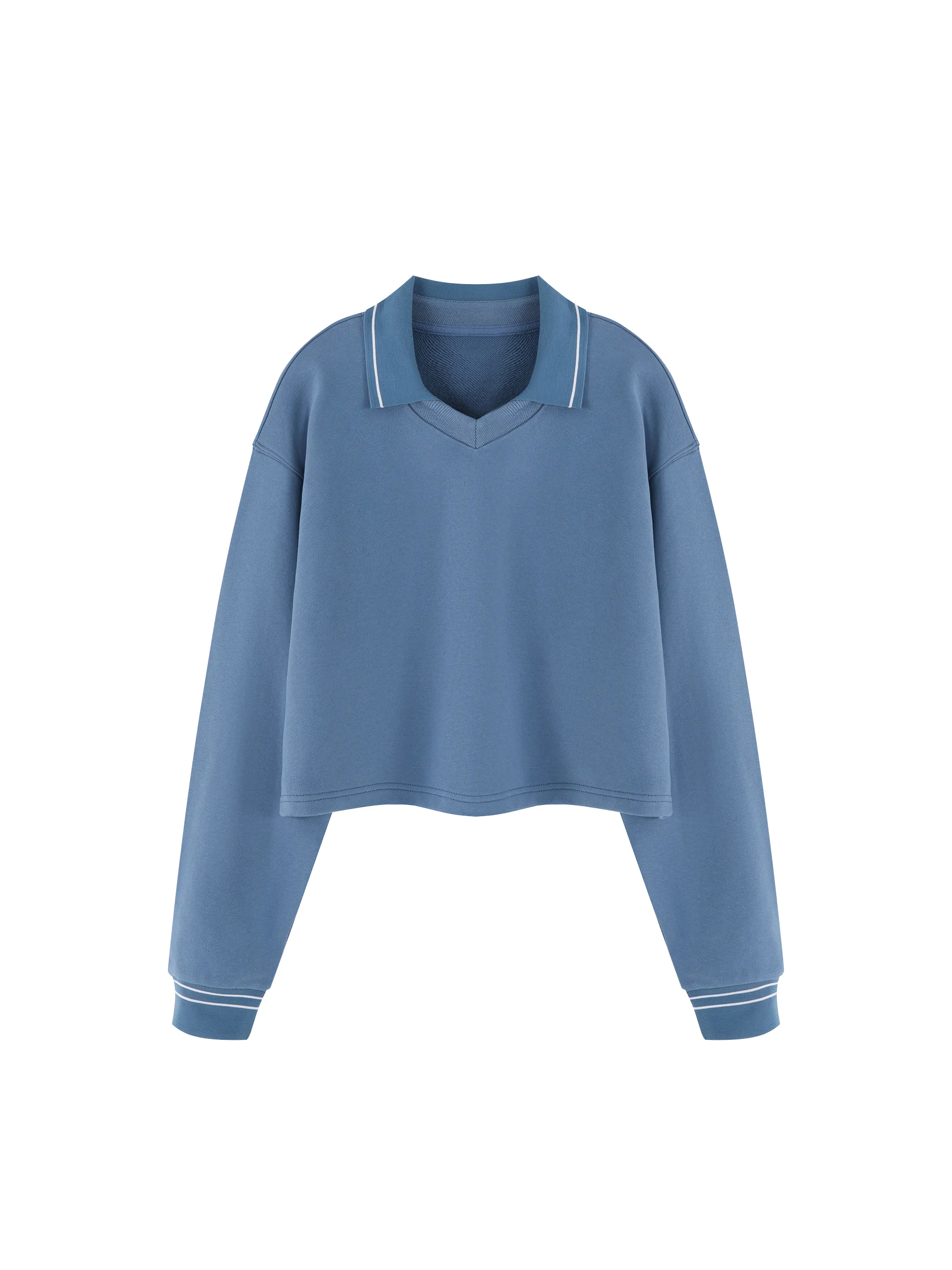 Women’s Crop Collared Sweatshirt