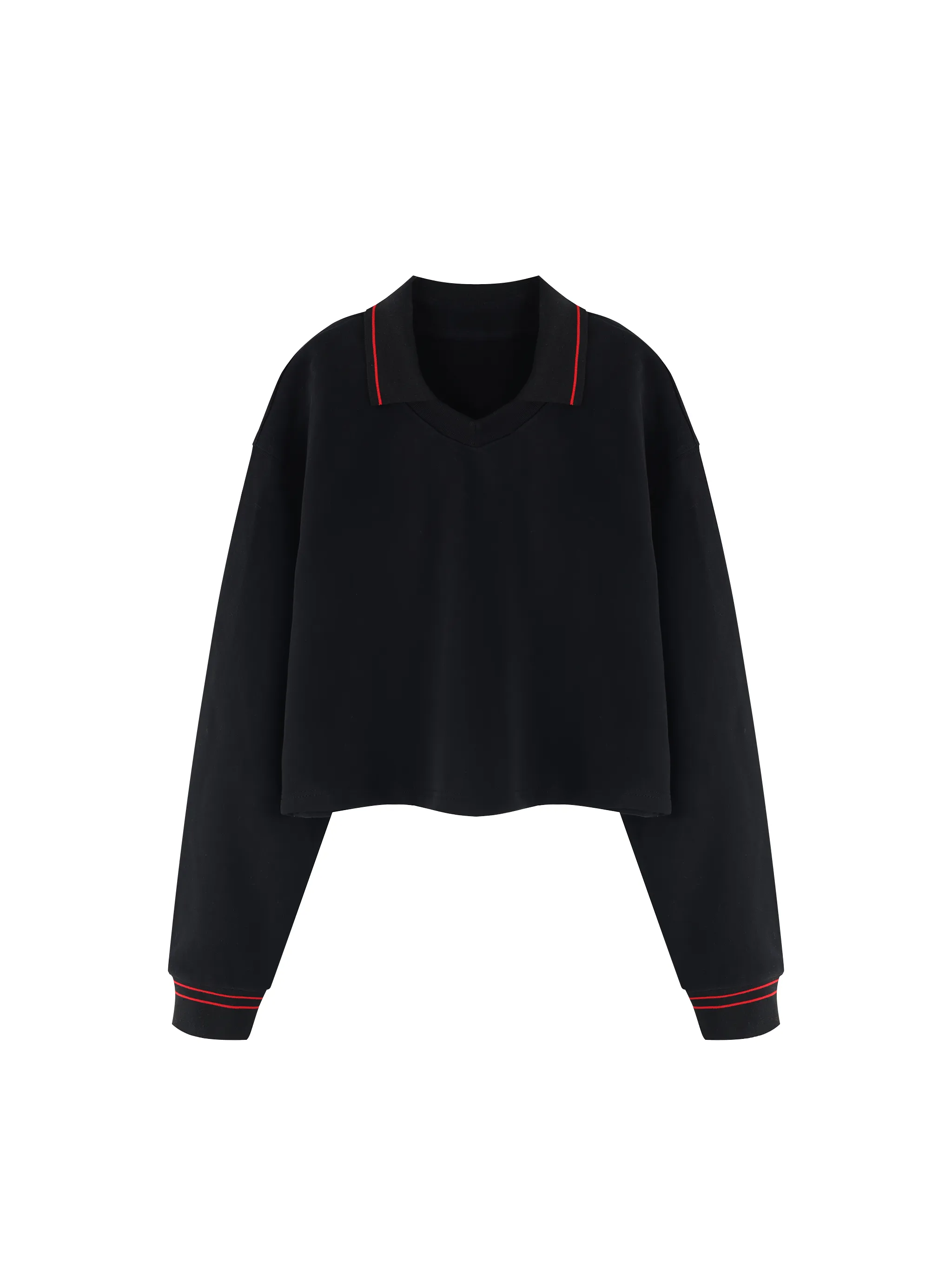 Women’s Crop Collared Sweatshirt