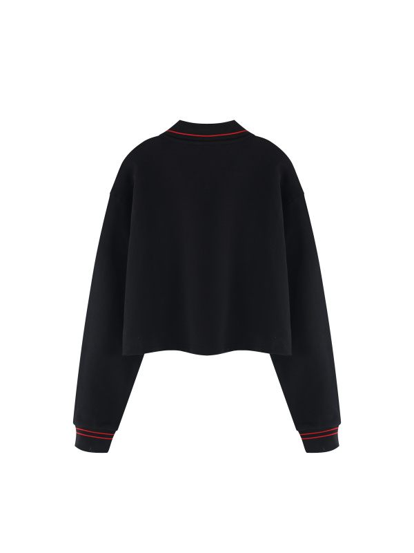 Women’s Crop Collared Sweatshirt