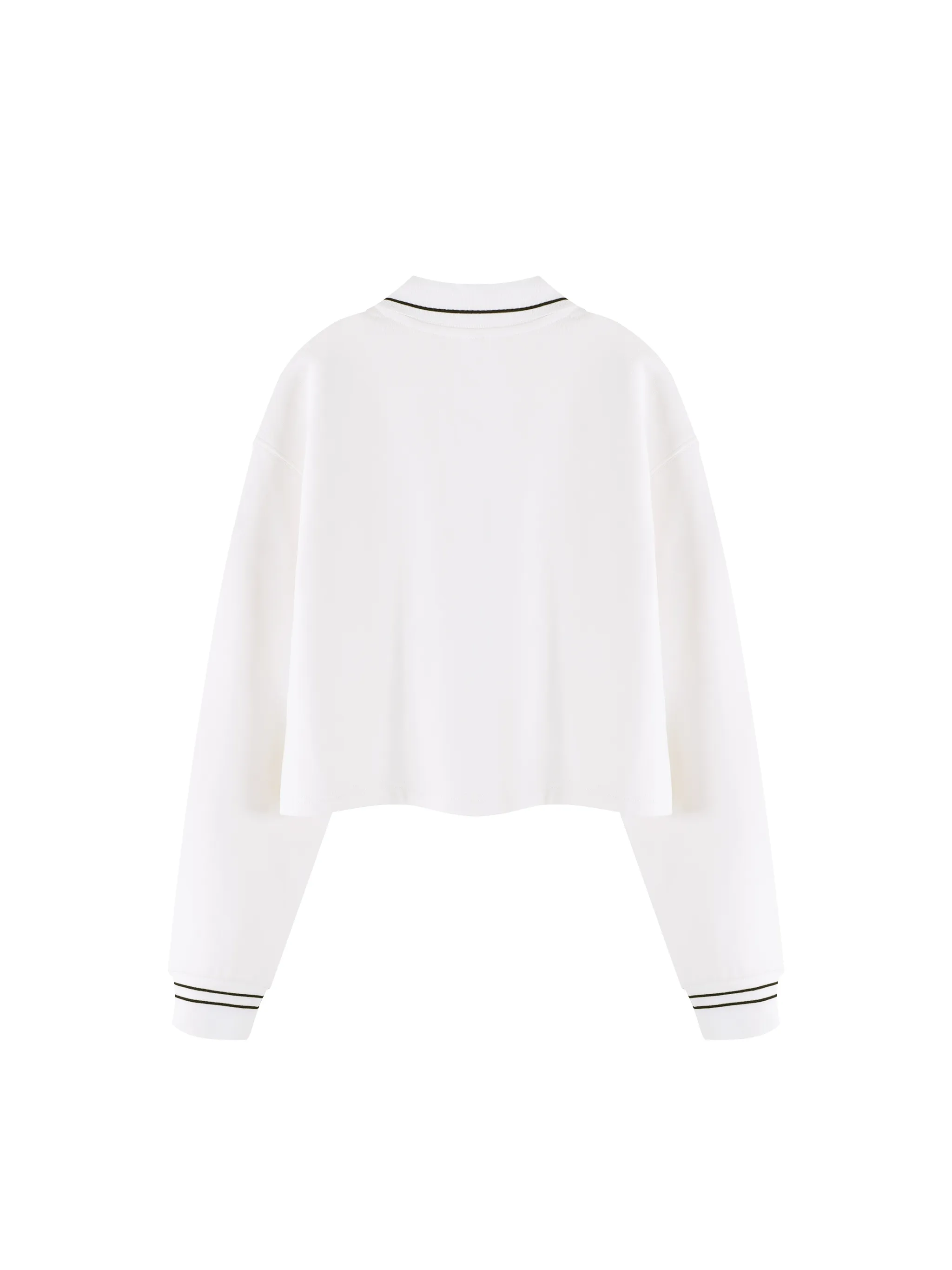Women’s Crop Collared Sweatshirt