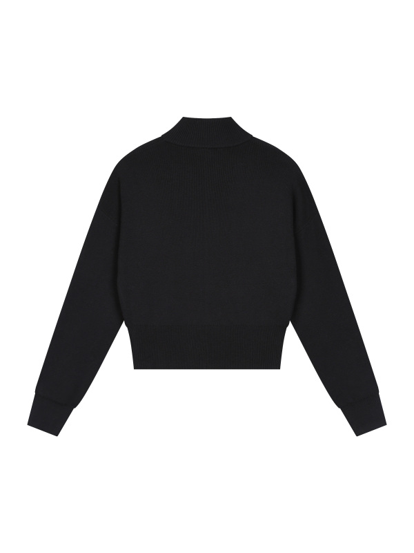 Women’s Mock Neck Zip Up Cardigan