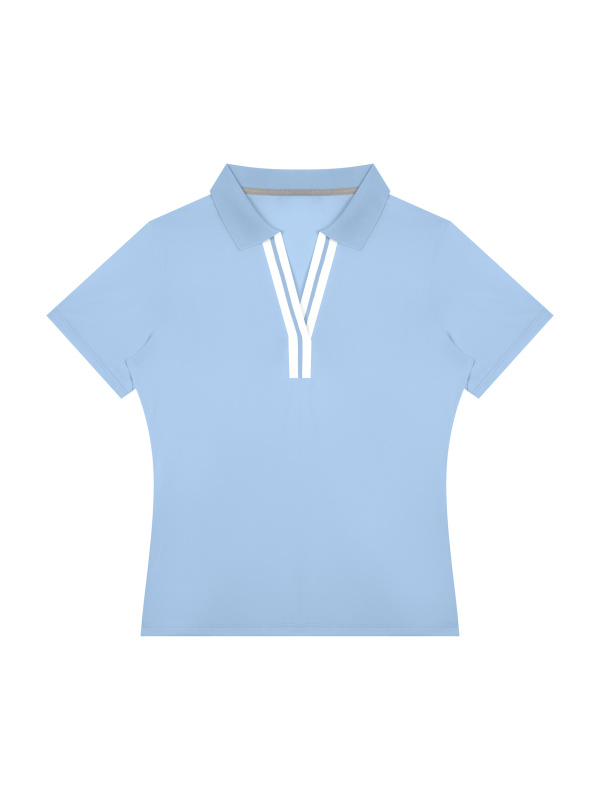 Women’s Color Block Polo Shirt