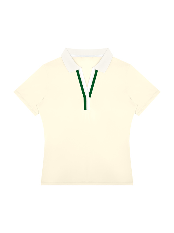 Women’s Color Block Polo Shirt