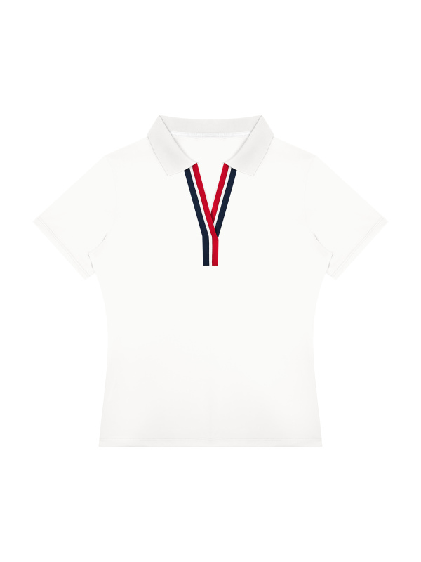 Women’s Color Block Polo Shirt