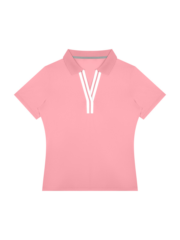 Women’s Color Block Polo Shirt