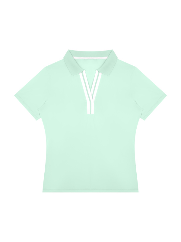 Women’s Color Block Polo Shirt