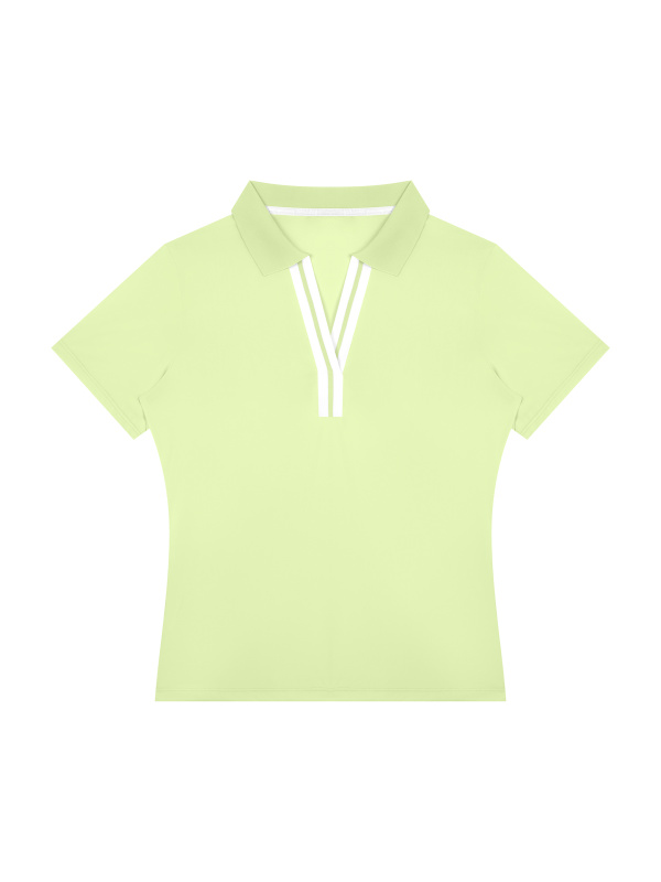 Women’s Color Block Polo Shirt