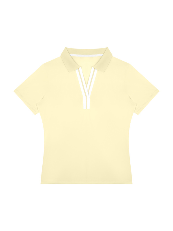 Women’s Color Block Polo Shirt