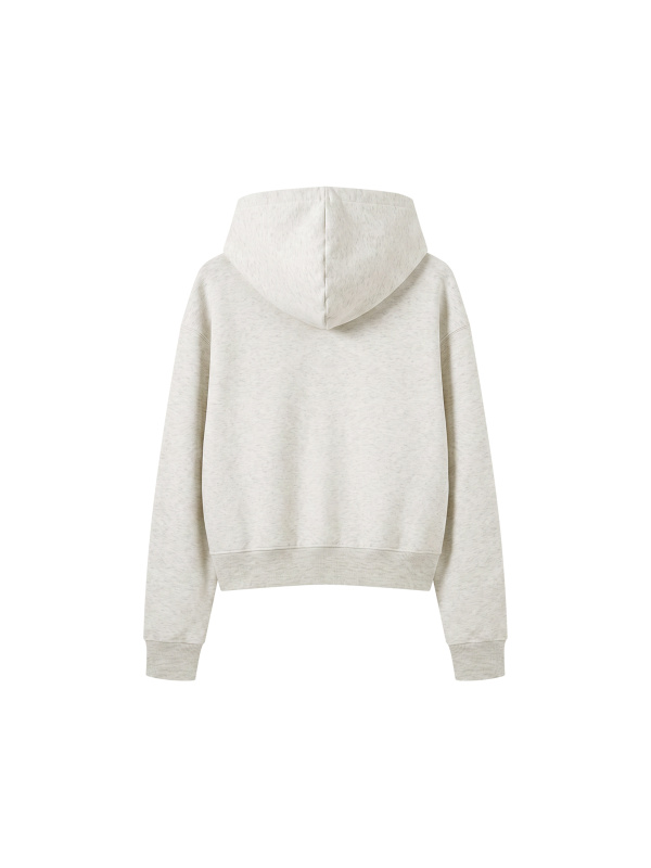Women's Crop Full Zip Hoodie