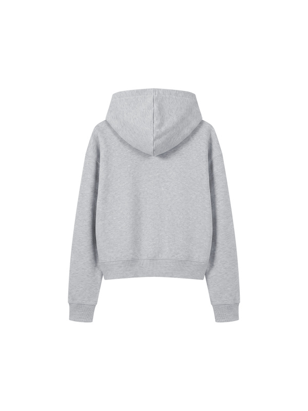 Women's Crop Full Zip Hoodie